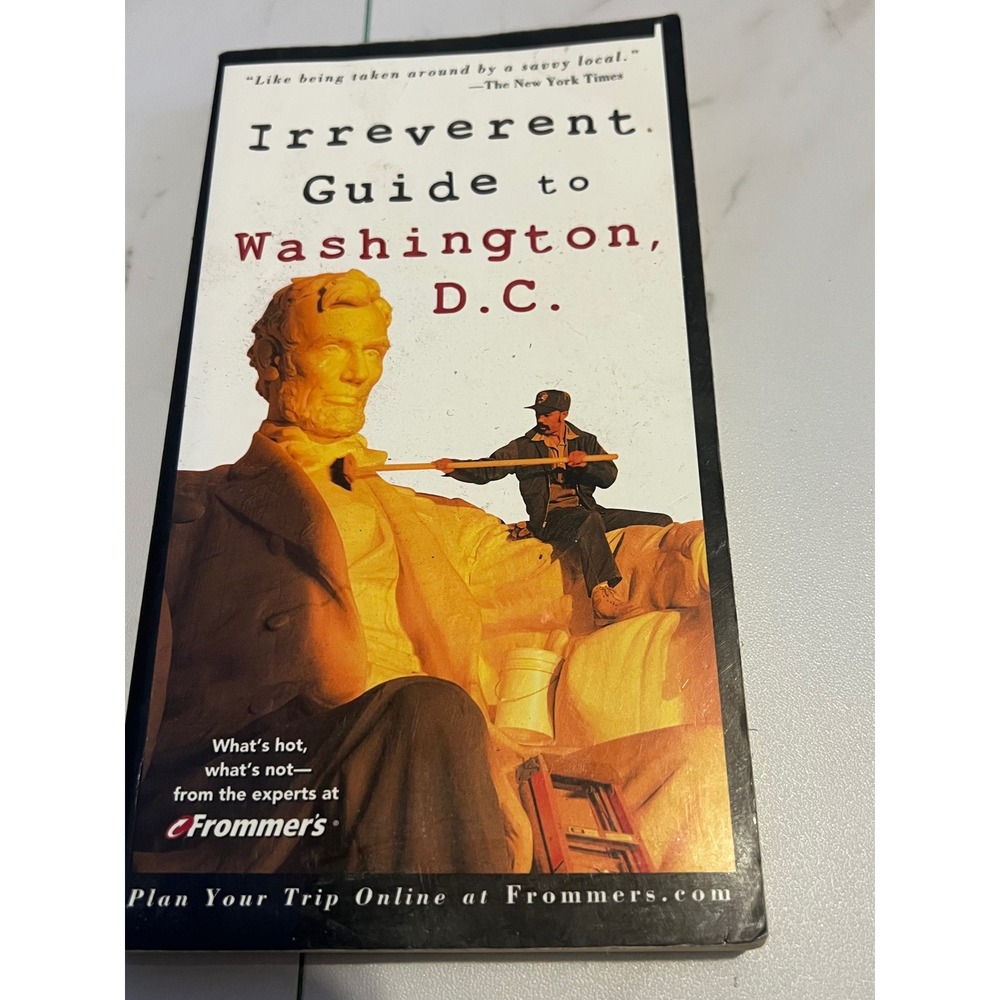 Frommer's Irreverent Guide to Washington DC 4th Edition Travel‎ Book 2002 P.B